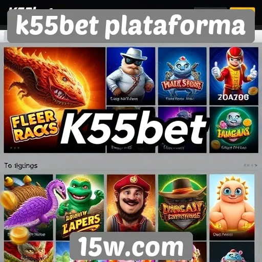Exploração dos jogos disponíveis na k55bet